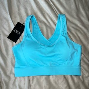 NVGTN Crossback Blue Sports Bra